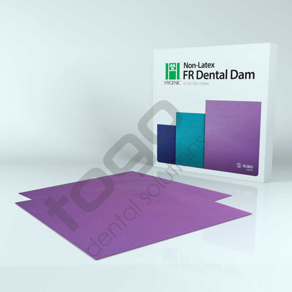 4D Rubber HYGENIC Non-Latex Rubber Dam - 30 adet