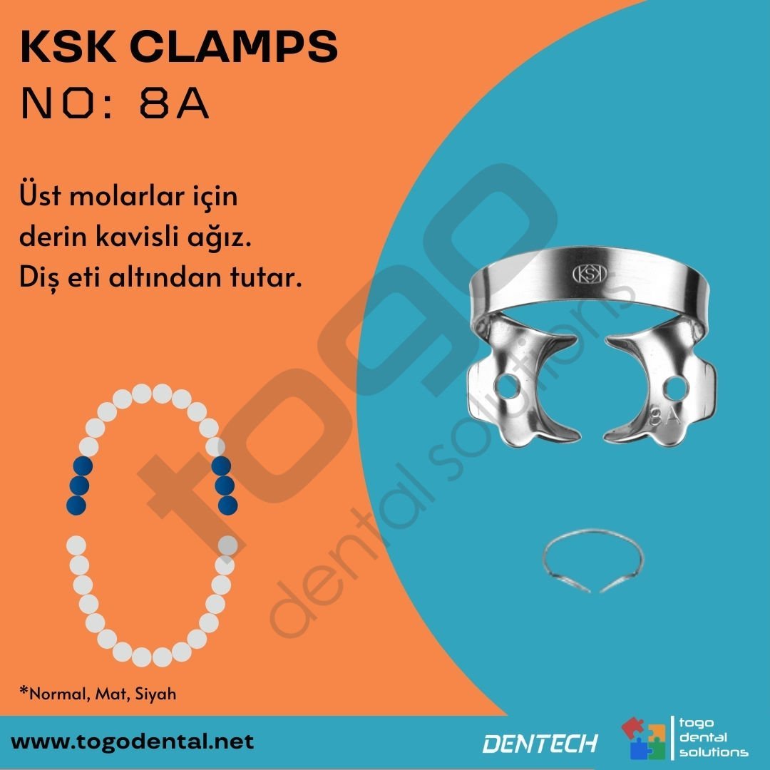 KSK Clamps No:8A _ Molar Klemp