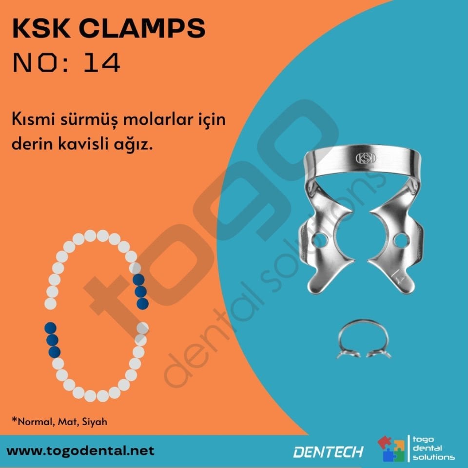 KSK Clamps No:14 _ Molar Klemp