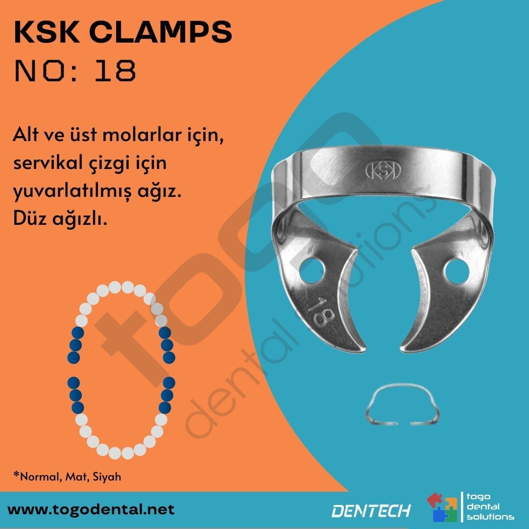 KSK Clamps No:18_ Molar Klemp