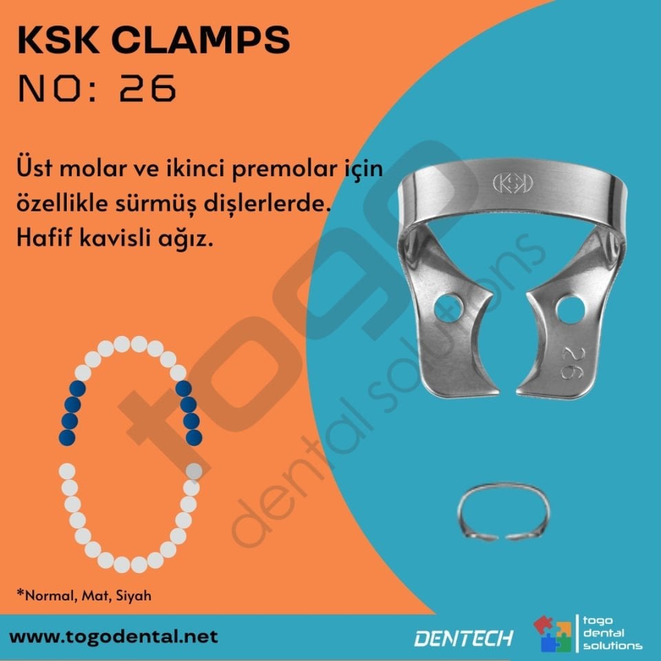 KSK Clamps No:26_ Molar Klemp
