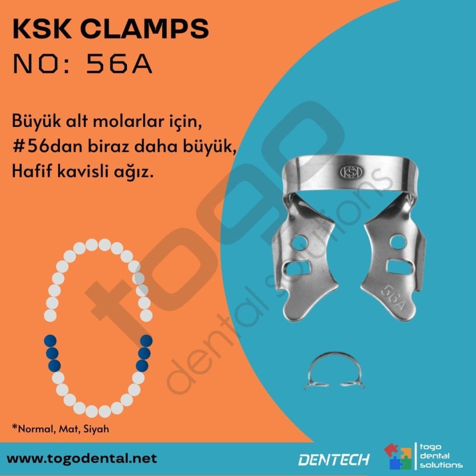 KSK Clamps No:56A_ Molar Klemp