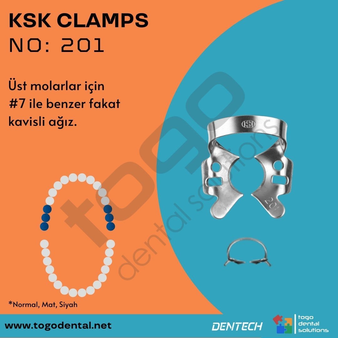 KSK Clamps No:201_ Molar Klemp