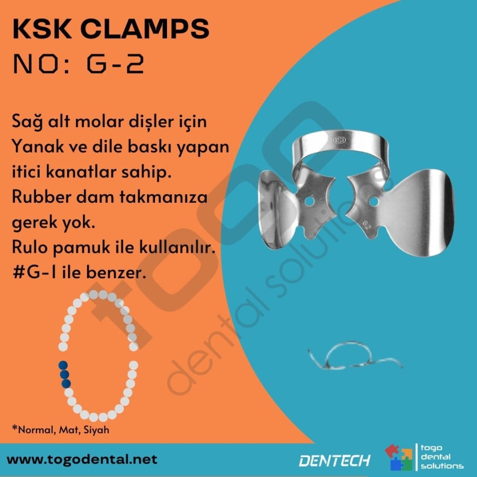 KSK Clamps No:G-2_ Molar Klemp