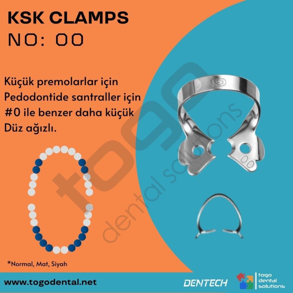KSK Clamps No:00_ Premolar Klemp
