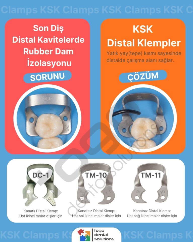KSK Clamps No:DC-1 _ Distal Klemp _Molar _Mat