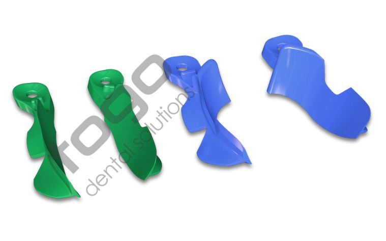 Rhondium Derin Marjin Kaması _ Küçük _ Premolar_ 50 Adet