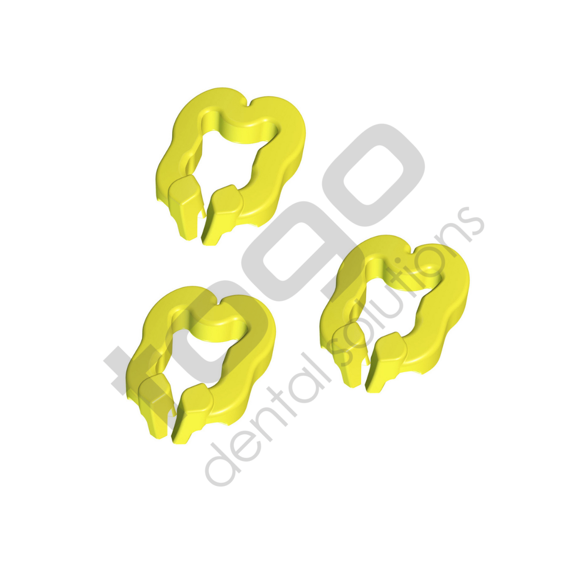 Rhondium Power Ring - 3 Adet- Plastik Yüzük